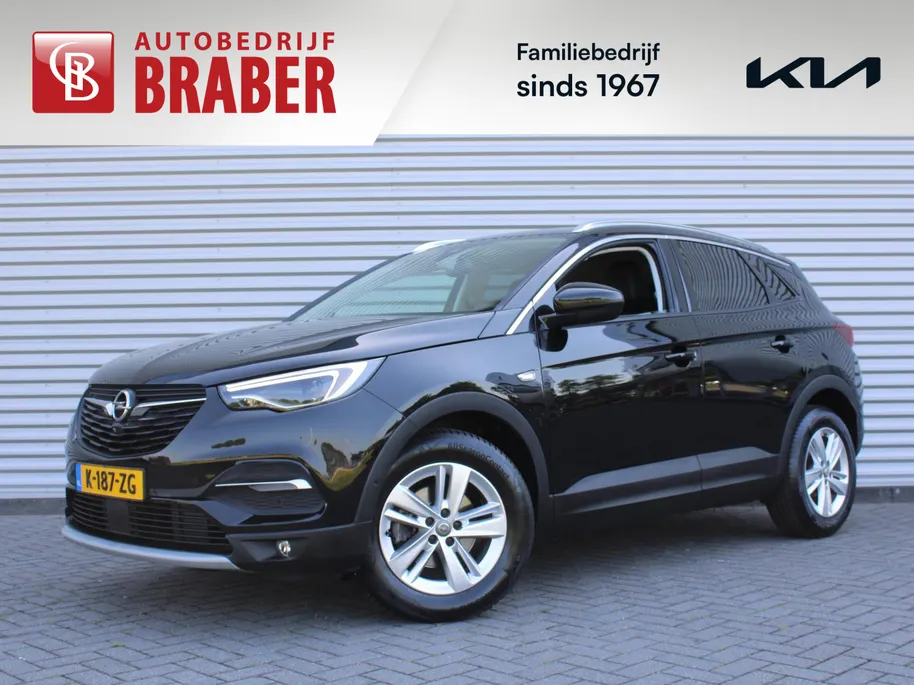 Opel Grandland X 1.2 Turbo Business Elegance | Camera | Telefoonlader | Clima  | Dodehoek detectie | Cruise | Navi | LED | 17” LM | Half stof/leer |