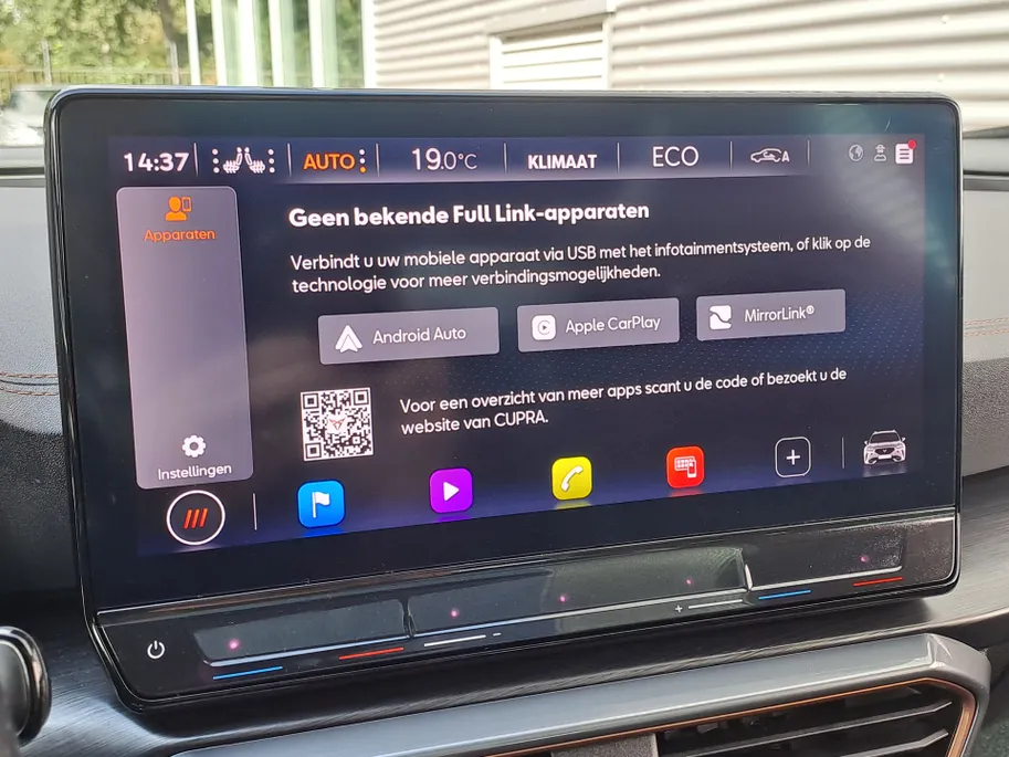 CUPRA Formentor 1.4 e-Hybrid VZ Copper Edition | Voorstoelen verwarmd | Automaat | ECC | Navi | Leer | Stuur verwarmd | Apple Carplay/Android Auto | Cruise control adaptief | SOH 93,6%