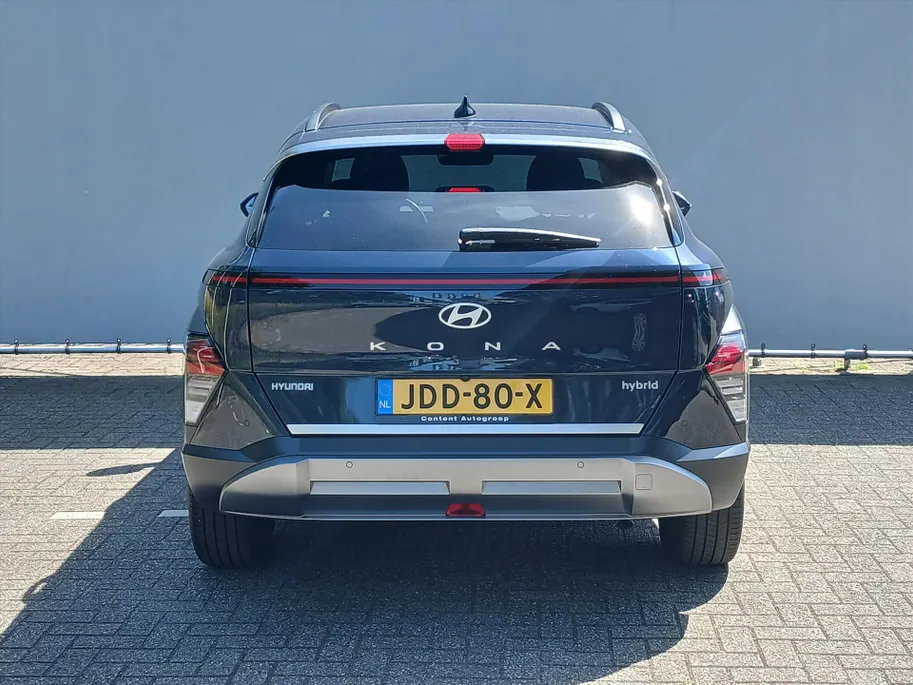 Hyundai Kona 1.6 GDI HEV 141pk DCT Premium + Trekhaak! / Org. Nederlands / Navigatie + Camera / Climate en Cruisecontrol /