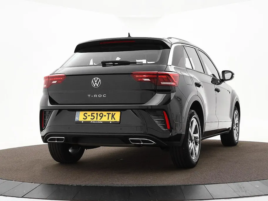 Volkswagen T-Roc 1.5 TSI 150pk DSG R-Line Business · Camera · Apple/Android Car Play · Stoelverwarming · Parkeerassistent · ACC · Draadloze Telefoonlader · Garantie t/m 12-04-2027 of 100.000