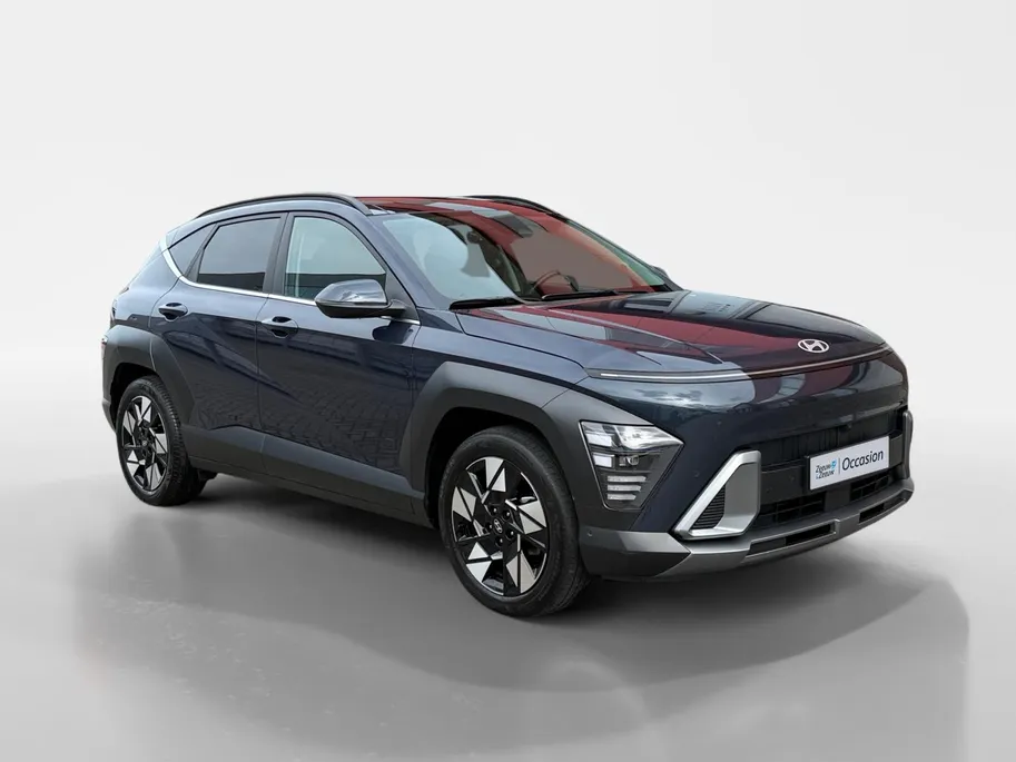 Hyundai Kona 1.6 GDI HEV Premium Sky 137PK | Navigatie | Apple Carplay & Android Auto | Schuif-kanteldak | Stoelverwarming & koeling | Lederen bekleding | Bose speakers | Geheugenfunctie stoelen |