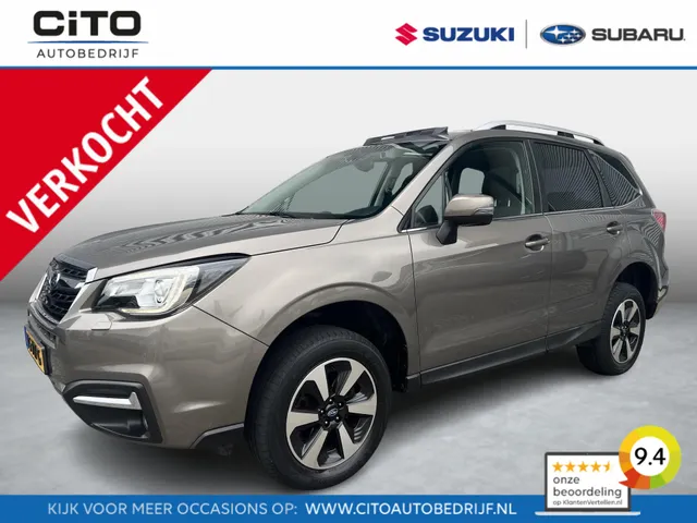 Subaru Forester 2.0 Luxury Plus Eyesight Automaat | Trekhaak | 17' LM Velgen | Verhoging set | Elek. Schuif/Kantel Dak