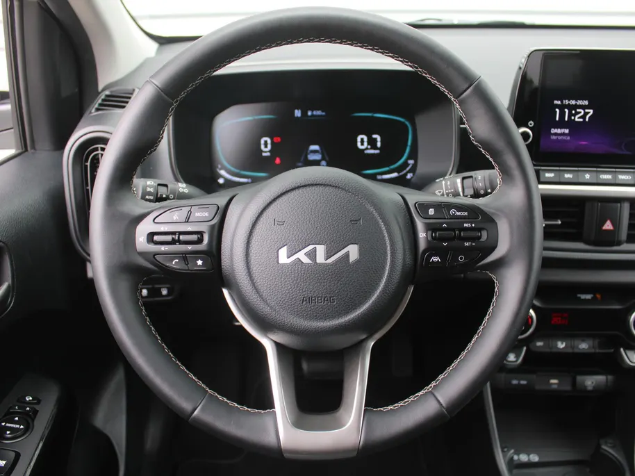 Kia Picanto 1.0 DPI AMT ExecutiveLine | Stuur-/stoelverwarming | Camera | Draadloze telefoonlader | LED | 15' LM | Clima | Cruise | Navi | Automaat |