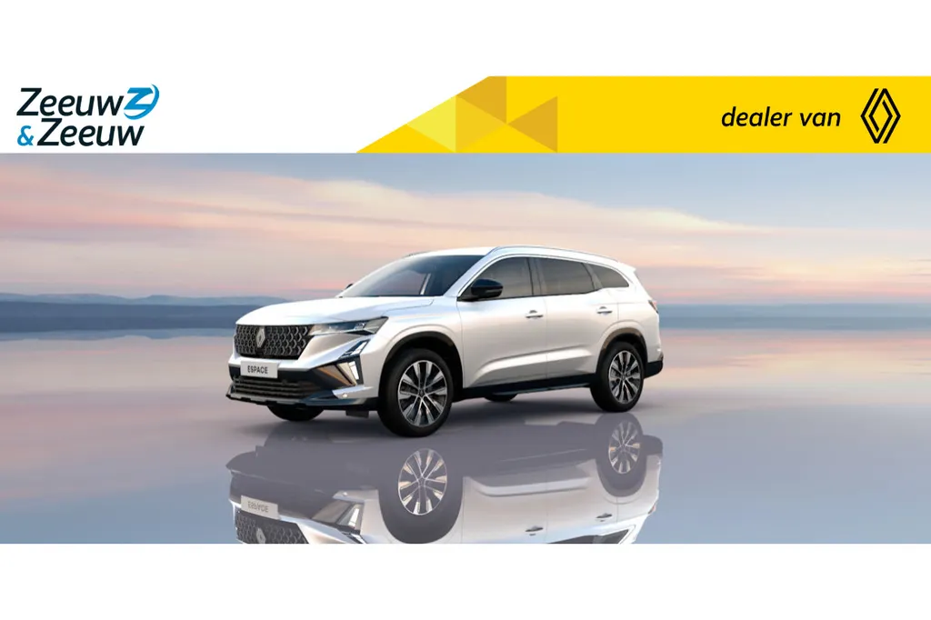 Renault Espace E-Tech full hybrid 200 esprit Alpine 5p. Voorraad model met € 6850,- Zeeuw en Zeeuw korting. | Inclusief 5 jaar fabrieksgarantie