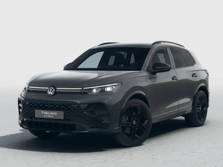 Volkswagen Tiguan R-Line Edition 1.5 eHybrid 204 PK 6 versn. DSG · Black Style Pakket · Panoramaschuif-kanteldak · Trekhaak inklapbaar, met elektrische ontgrendeling, incl. aanhangermanoeuvreerhulp Trailer Assist · Prijs is inclusief inruilpremie ·