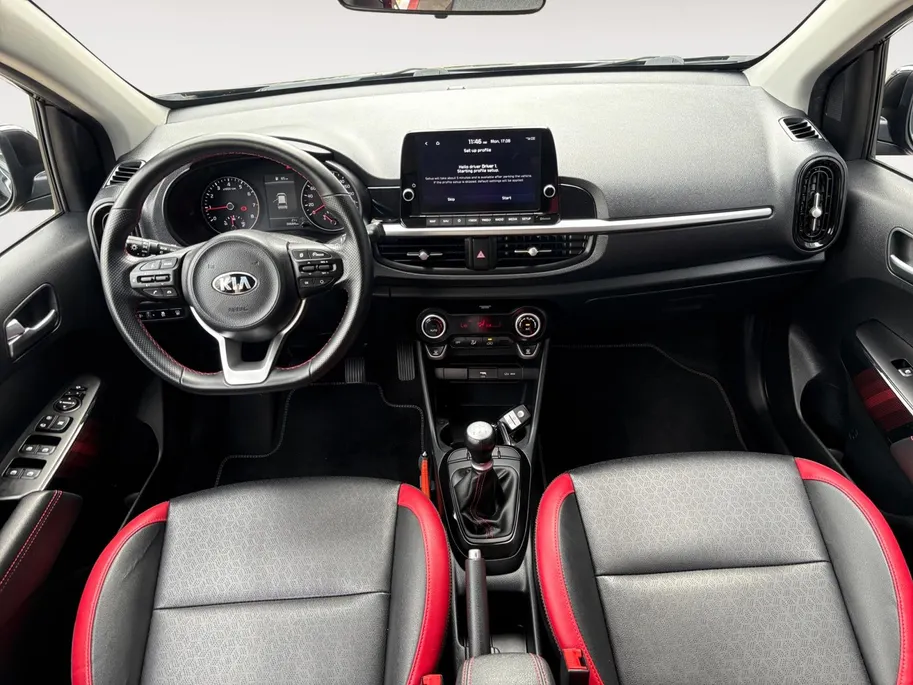 Kia Picanto 1.0 DPi GT-Line Edition | Climate Control | Cruise Control | Keyless | Camera | Leder | Apple Carplay | Android Auto | Navi | Lichtmetalen Velgen |