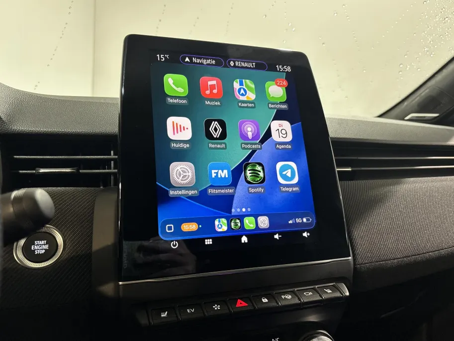 Renault Clio 145PK E-Tech Full Hybrid Esprit Alpine Automaat | DEMO | Bose Audio | Stoelverwarming | 360 Camera | Digital Cockpit | Apple CarPlay/Android Auto | Licht & Regen Sensor | Navi |