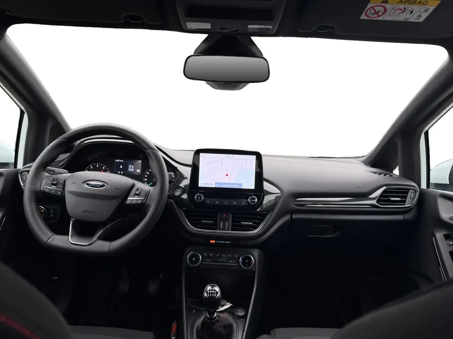 Ford Fiesta 1.0 EcoBoost Hybrid ST-Line | NL Auto | 1 eigenaar | Navigatie | Apple carplay & Android auto | Parkeersensor achter | Cruise control | Draadloos opladen mobiel | Bovag garantie |
