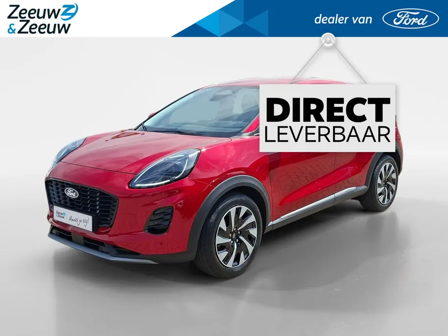 Ford Puma 1.0 EcoBoost Hybrid Titanium | €5.000.- korting | 0,99% rente | Direct leverbaar | Winterpack | Achteruit rij camera