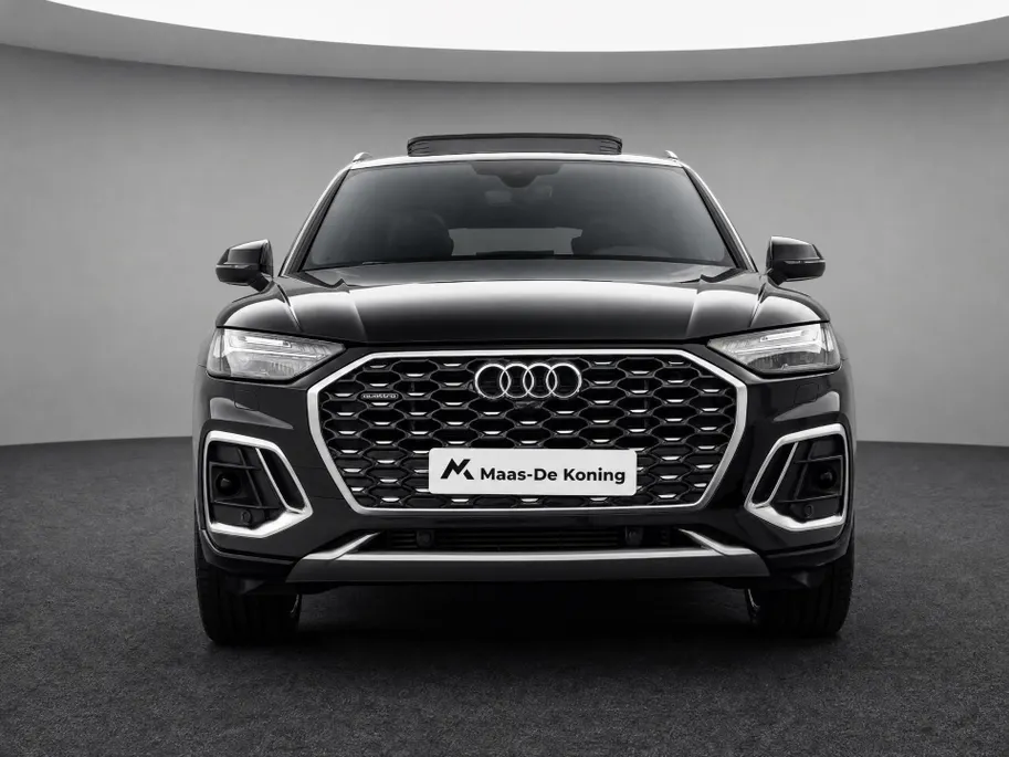 Audi Q5 Sportback 50 TFSIe 299pk S-tronic S edition · Camera · Panoramadak · Apple/Android Car Play · Navigatie · Elek. Achterklep · Stoelverwarming ·
