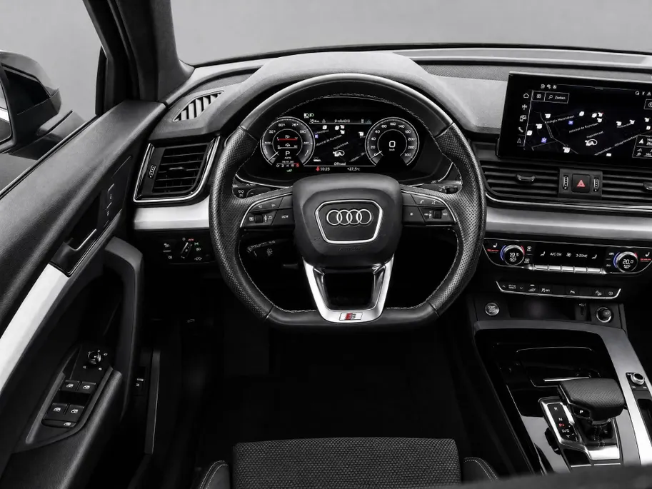 Audi Q5 Sportback 50 TFSIe 299pk S-tronic S edition · Camera · Panoramadak · Apple/Android Car Play · Navigatie · Elek. Achterklep · Stoelverwarming ·