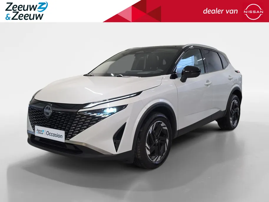 Nissan QASHQAI N-Connecta 158PK AUTOMAAT | Navigatie | Google Built-in | Apple Carplay & Android Auto | Pro Pilot (Adaptive Cruise Control) | Climate Control | 360 camera | Panorama dak | Parkeersensoren voor & achter |