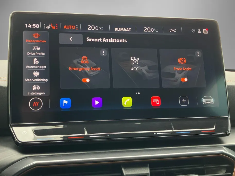 CUPRA Leon 1.4e-Hybrid 180kW/245PK VZ · Leder kuipstoelen · Panoramadak · Navigatie · Camera · Dodehoeksensoren ·