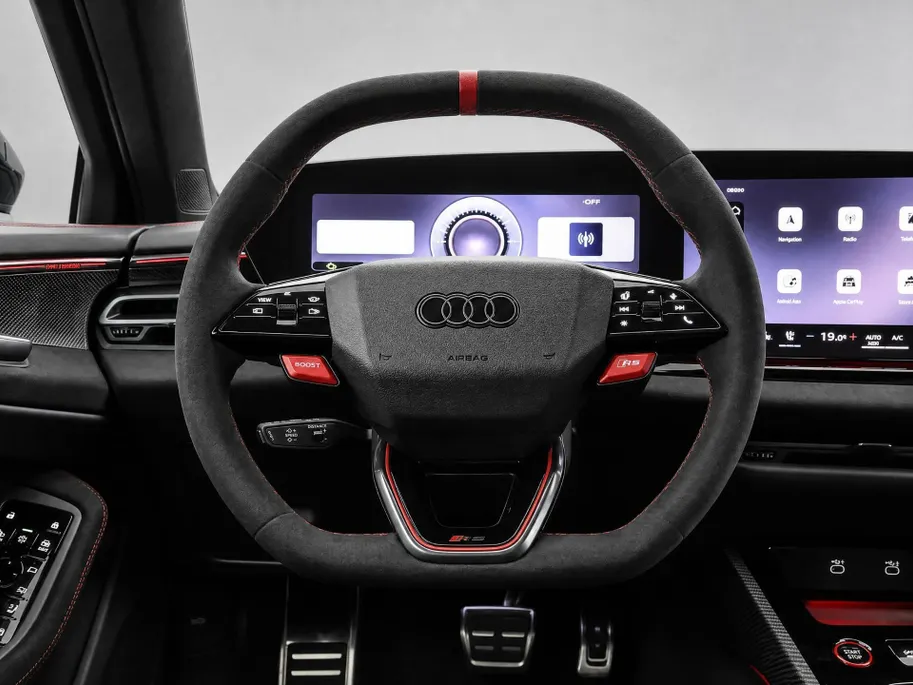 Audi RS5 Limousine e-hybrid 470 kW 639 PK · RS sportuitlaat · Topsnelheid 270 km/h · Head-up display · Panoramadak