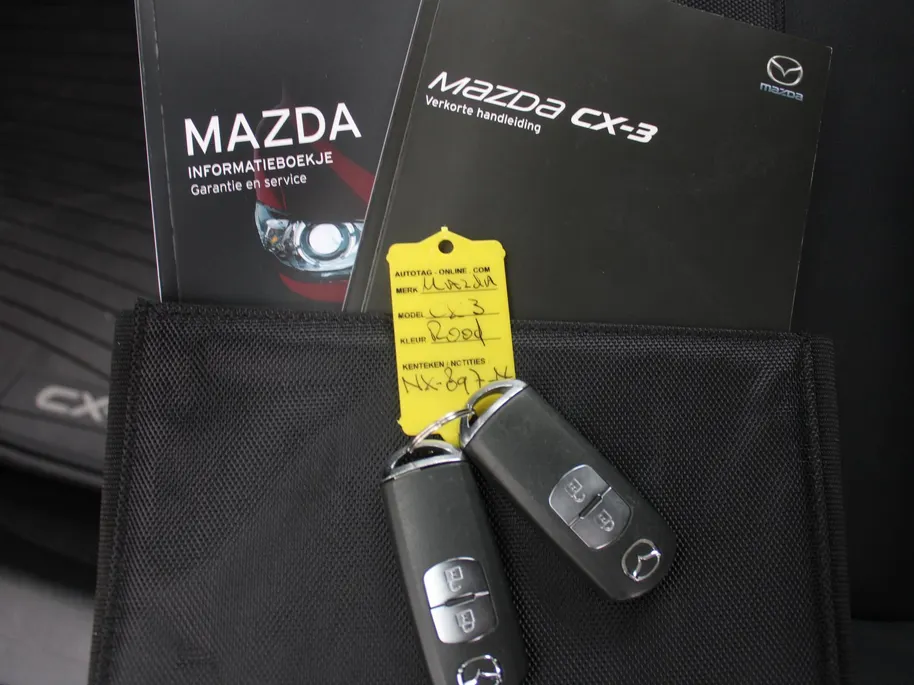 Mazda CX-3 2.0 SkyActiv-G 120 GT-M | Stuur-/stoelverwarming | Leer | Dodehoek detectie | Camera | Bose | HUD | LED | 18' LM | Cruise adapt. | Navi | Clima |
