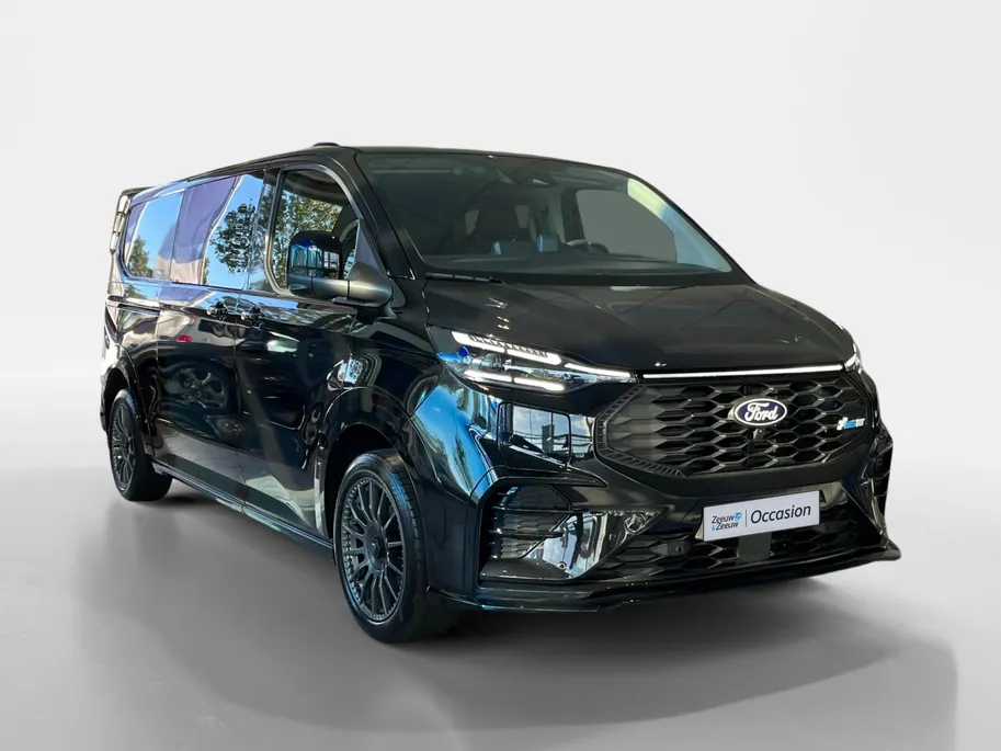 Ford E-Transit Custom 320 L2H1 MS-RT 71 kWh DC | Direct Beschikbaar | Snel Rijden | Uniek | 2300KG Trekgewicht | Sportstoelen |