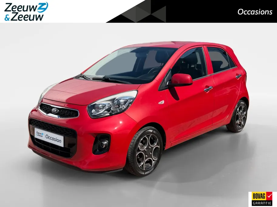 Kia Picanto 1.0 DynamicLine 5 Zitplaatsen | Dealer onderhouden | Climate control & cruise control | Bluetooth | Lichtmetalen velgen | Metallic lak | Bovag garantie | NAP