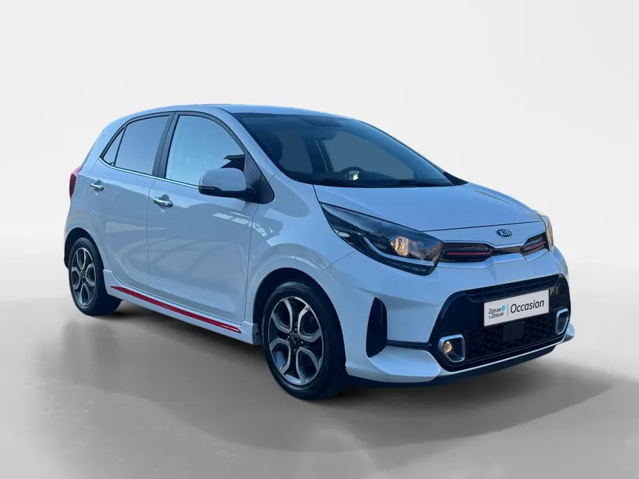 Kia Picanto 1.0 DPi GT-Line | Automaat | 1e Eigenaar | Achteruitrijcamera | Lederen bekleding | Apple/Android auto | Climate Control | 12 maanden garantie! |