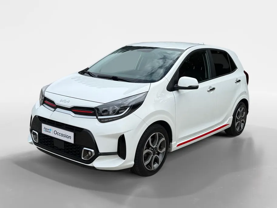 Kia Picanto 1.0 DPi GT-Line DEALER ONDERHOUDEN | RESTERENDE FABRIEKSGARANTIE TM 2032 | CLIMATE CONTROL | NAVIGATIE