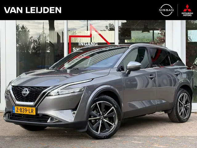 Nissan QASHQAI 1.3 Mild-Hybrid 158pk Xtronic Tekna Plus | Trekhaak |  Leder | Panoramadak | 360-Camera | App Connect | Head-Up | Keyless