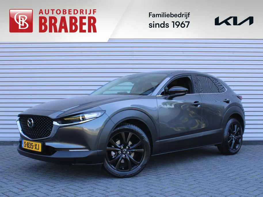 Mazda CX-30 2.0 e-SkyActiv-X M Hybrid Homura | Stoel-/stuurverwarming | Camera | 18' LM | LED | HUD | Dodehoek detectie | Elek. achterklep | Cruise adapt. |