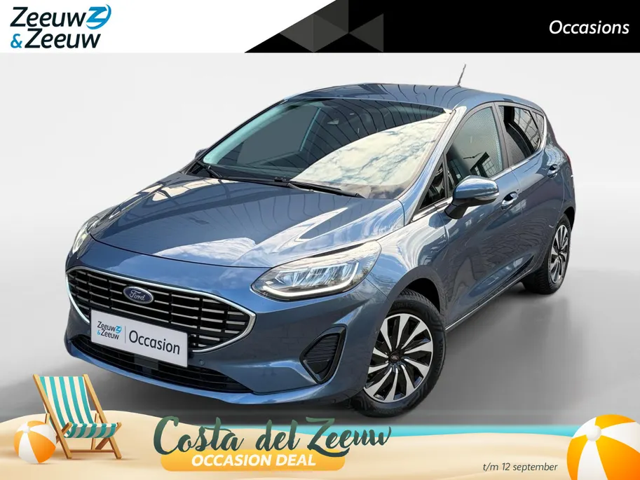 Ford Fiesta 1.0 EcoBoost Hybrid Titanium X | 1e Eigenaar | NL-Auto | Adaptieve Cruise Control | Camera | Keyless Entry | Privacy Glass | Navigatie