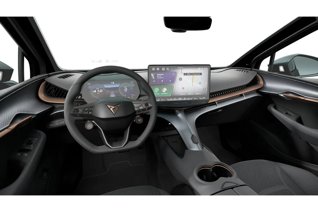 CUPRA Tavascan VZ Extreme | CUP-kuipstoelen vóór, Nappa leder Enceladus Grey | Digitaal instrumentenpaneel (Virtual Cockpit) | Draadloze Apple CarPlay™, Android Auto™