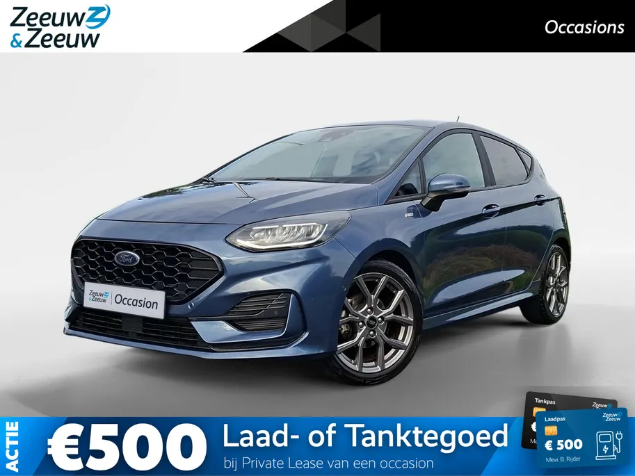 Ford Fiesta 1.0 EcoBoost Hybrid ST-Line X | NL-Auto | 1e Eigenaar | Dealeronderhouden | Winterpack | Camera | B&O Audio | Parkeersensoren | Cruisecontrol | 17' Lichtmetaal | Apple Carplay&Android Auto | Keyless Entry | Draadloos telefoonoplader | Parkeer assistent | 