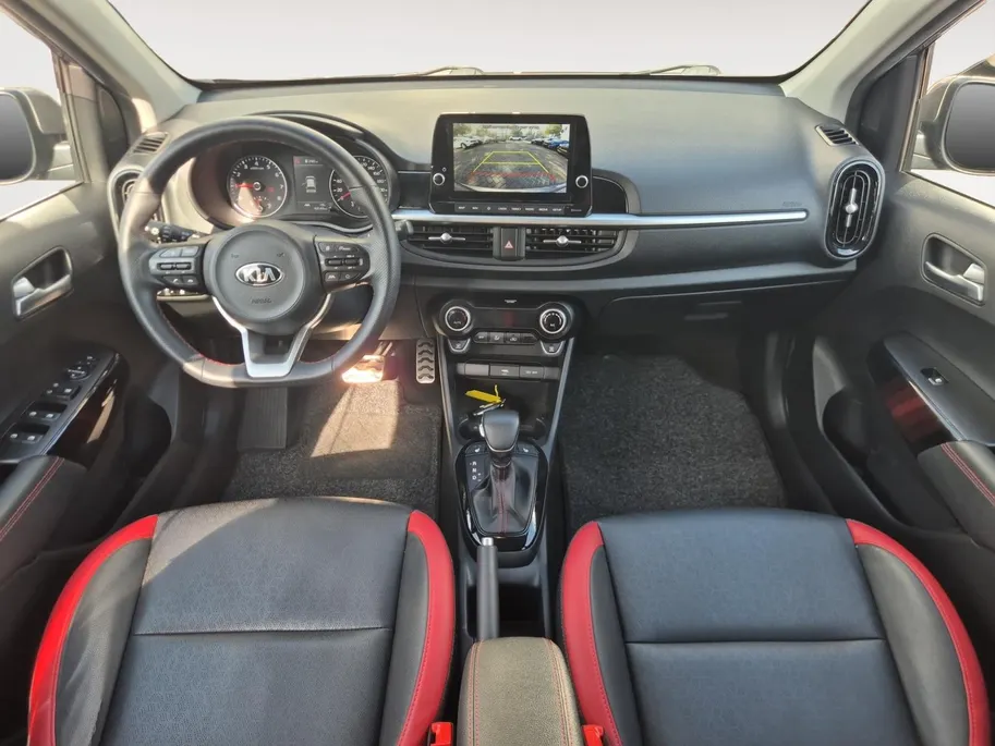 Kia Picanto 1.0 DPi GT-Line | Cruise Control | Climate Control | Camera | Navigatie | Lederen Bekleding | Stoelverwarming | Stuurverwarming |