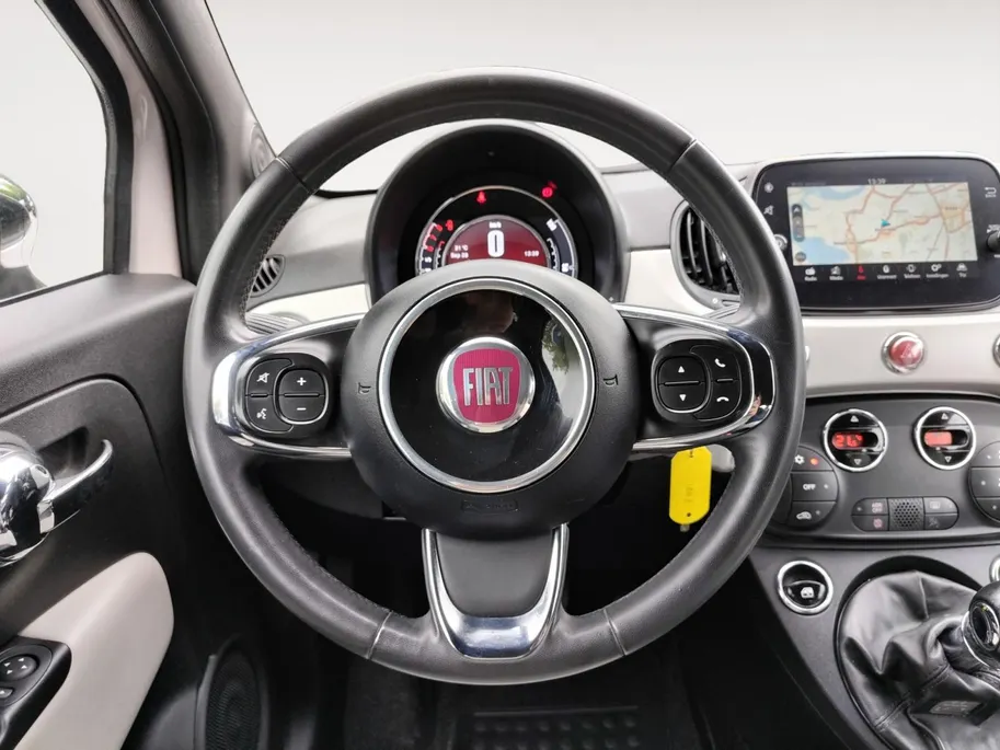 Fiat 500 1.2 Star Cabriolet! Navigatie, Airco Etc! Super mooie uitvoering! NU RIJKLAAPRIJS incl. 12 Maandag GARANTIE! Premiumpakket GRATIS!!
