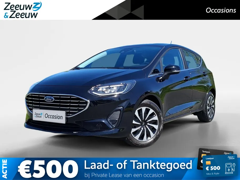 Ford Fiesta 1.0 EcoBoost Hybrid Titanium | NL-Auto | 1e Eigenaar | Winterpack | Keyless Entry | LED | Parkeersensoren