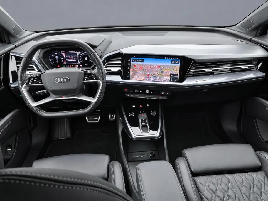 Audi Q4 Sportback e-tron 45 S Edition 82 kWh 210kW/286PK · Leder · Stoelverwarming · Navigatie · Apple/Android Car Play ·