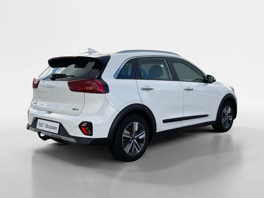 Kia Niro 1.6 GDi Hybrid DynamicLine | *1E EIGENAAR | TREKHAAK | FABRIEKSGARANTIE | APPLE CARPLAY/ ANDROID AUTO | NAVI | CAMERA | LMV | DAB+ | STOF/ LEDER | ETC…