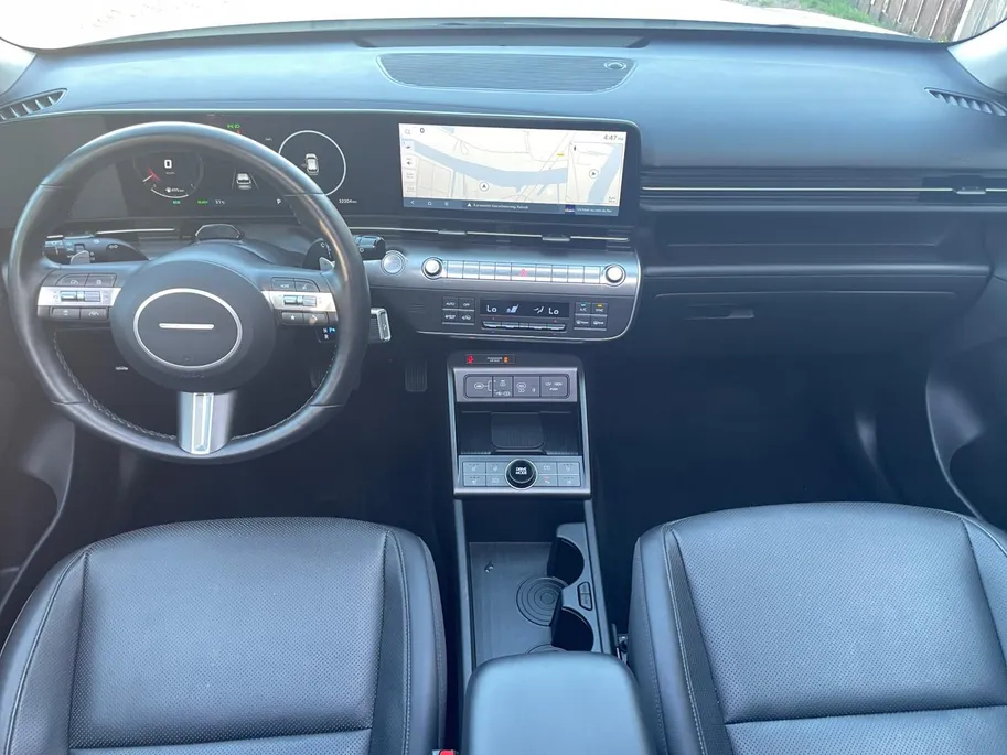 Hyundai Kona 1.6 GDI HEV Premium Sky *Automaat*Navi+360Camera*Schuif/kanteldak*Climate Control*Stoeverwarming/ventilatie*Adapt. Cruise Control*VOL OPTIES!