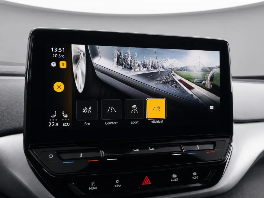 Volkswagen ID.4 Pro Business Advantage 77 kWh 204pk · SOH 97% · Panoramadak · Camera · Stuur- & Stoelverwarming · Warmtepomp · Matrix LED ·