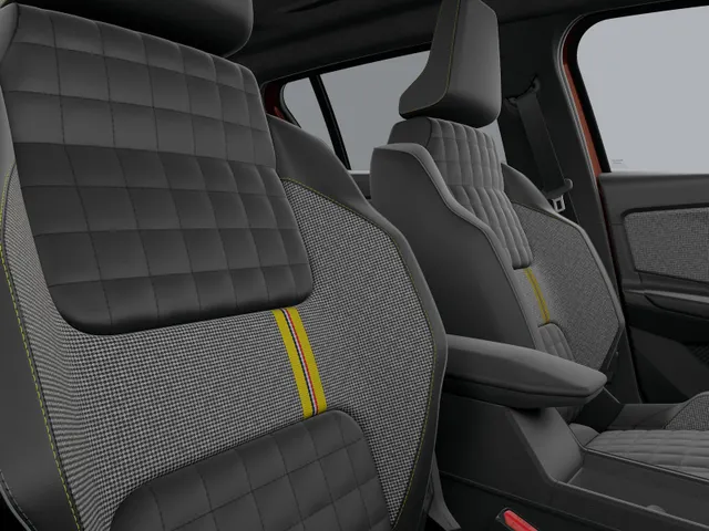 Renault 4 Iconic “plein sud™” | Achteruitrijcamera | Elektrisch te openen canvas dak “plein sud™' | Elektrisch verwarmbare voorstoelen