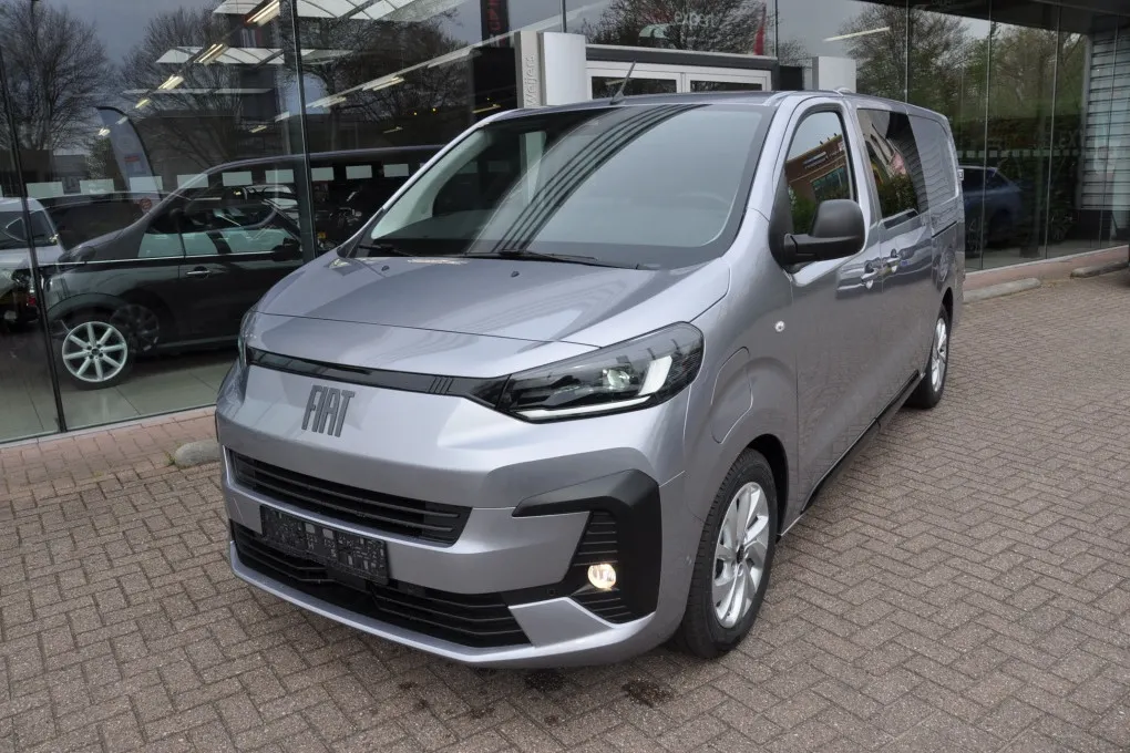 Fiat E-Scudo L3 DC 75 kWh Uniek in NL. DUB CABINE Full Options Bouwvak Deal