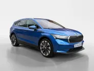 Škoda Enyaq iV 80 | Elektrisch verstelbare stoelen incl. geheugenfunctie | Stoel- en stuurverwarming | Elektrisch bedienbare achterklep | Lederen bekleding | Achteruitrijcamera | Parkeersensoren voor- en achter | Apple/Android Carplay