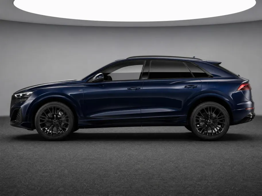 Audi Q8 55 TFSI e quattro Pro Line S Plus 394 PK · Adaptieve luchtvering · Bang & Olufsen Premium 3D · Optiekpakket zwart plus