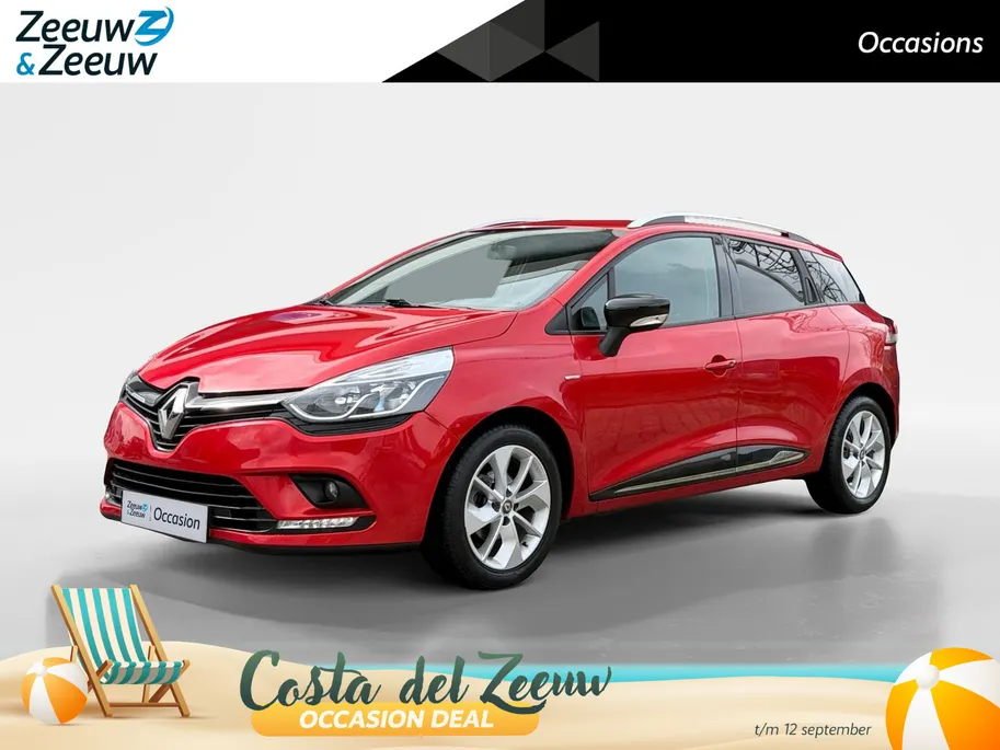 Renault Clio Estate 1.2 TCe Limited | Automaat | Navigatie | Bluetooth | Airco | Parkeersensoren | Cruise Control | 12 Maanden BOVAG Garantie