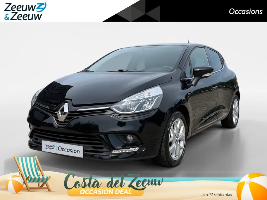 Renault Clio 90PK TCe Limited | Airco | Navi | Parkeersensoren | Cruise Control | Bluetooth | Lichtmetalen Velgen | Keyless Entry | Elektrische Ramen & Spiegels | Armsteun |