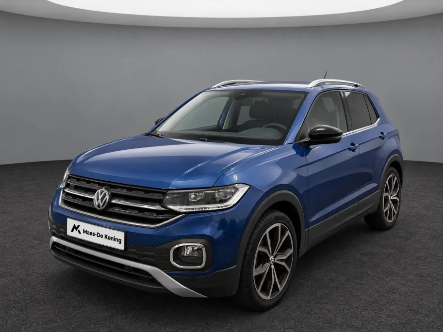 Volkswagen T-Cross 1.0 TSI 115pk DSG Style · Trekhaak · Camera · Dodehoeksensoren · Navigatie · Apple/Android Car Play · Stoelverwarming · Climatronic ·