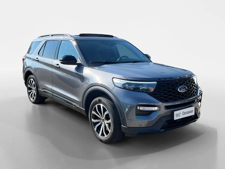 Ford Explorer 3.0 V6 EcoBoost PHEV ST-Line |7 persoons| Allweatherbanden| Apple Carplay/Android Auto|Rondomzicht camera| panorama-dak|12 Maanden Bovag garantie|