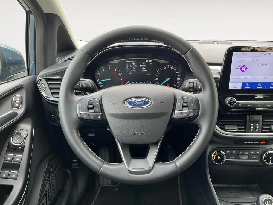 Ford Fiesta 1.0 EcoBoost Hybrid Titanium X *Navigatie*Parkeersensoren*Cruise Control*Arico*1ste eigenaar!