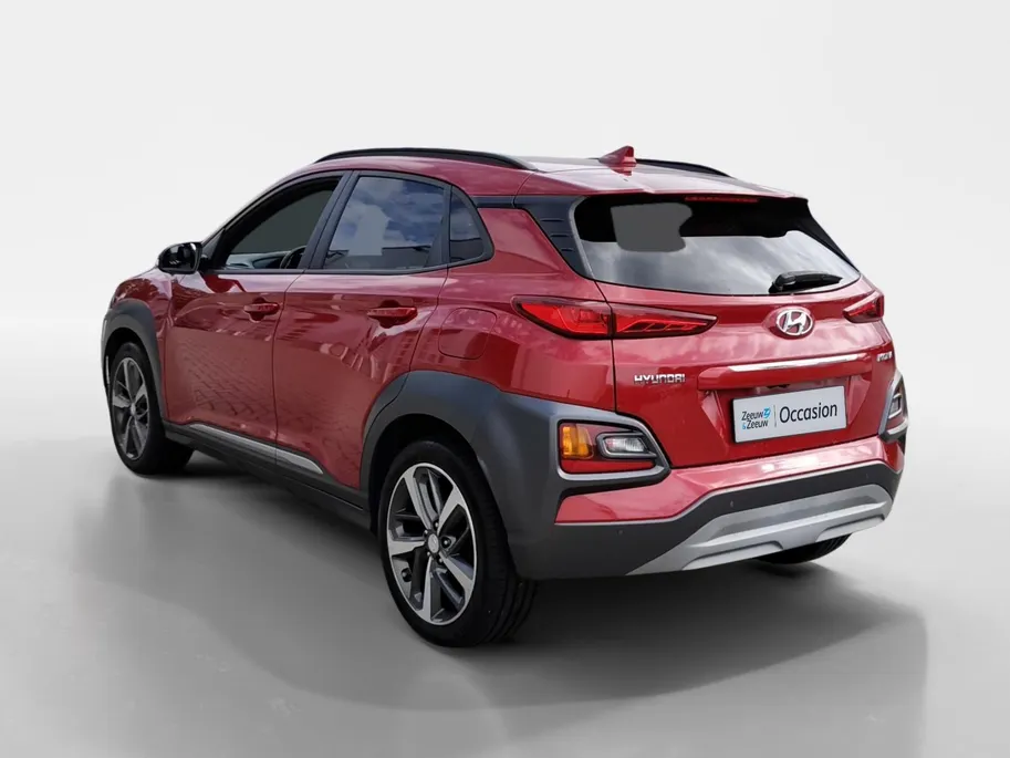 Hyundai Kona 1.0 T-GDI Premium | Unieke uitvoering | Leder | Stoelverwarming | HUD |