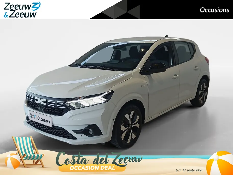 Dacia Sandero 1.0 TCe 90 Journey *Navi via Carplay*Camera*Climate Control*Parkeersensoren*Keyless Entry*Zeer nette auto!