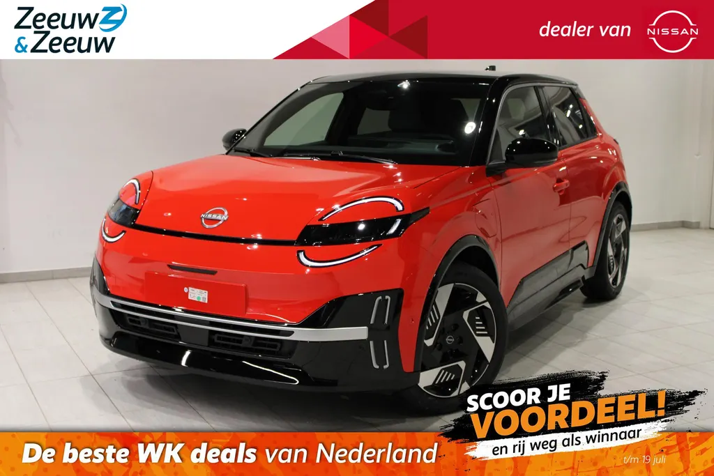 Nissan Micra 52 kWh EVOLVE A/T | NISSAN MORE 10 JAAR GARANTIE | 3000 EURO KORTING | Direct leverbaar | Nieuw model | EV | Vol met luxe |