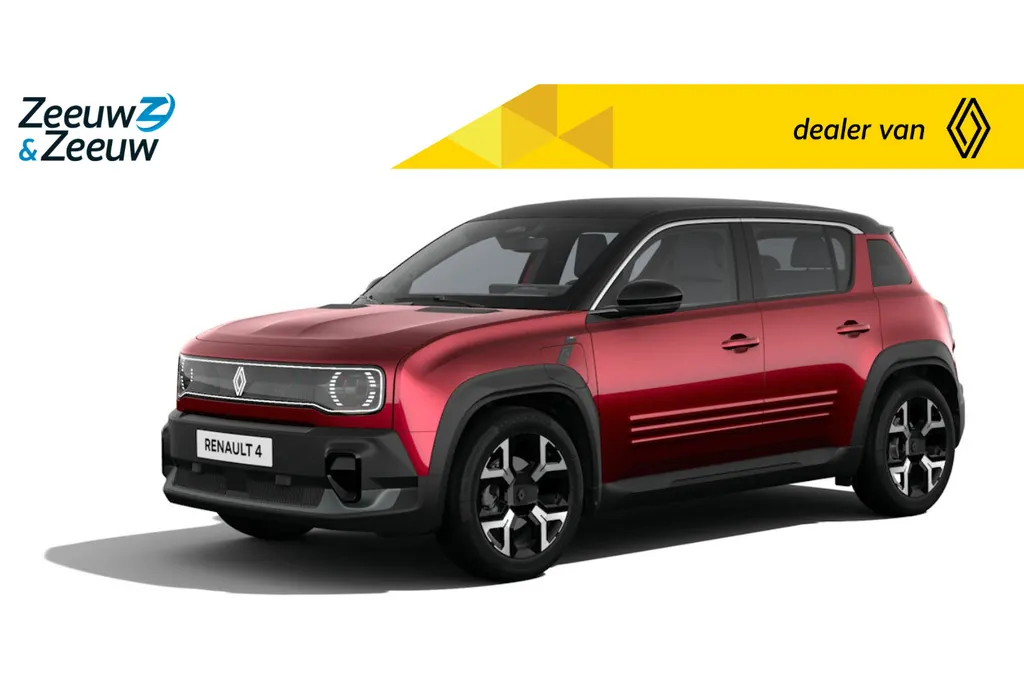 Renault 4 comfort range techno canvas dak 52 kWh | Profiteer nu van €1.800,- Zeeuw & Zeeuw voorraadkorting | NU met GRATIS 5 jaar fabrieksgarantie | 392KM Actieradius | NU te bestellen |