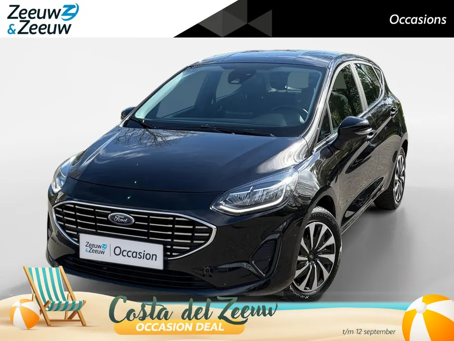Ford Fiesta 1.0 EcoBoost Hybrid Titanium 125PK | 1e Eigenaar | NL-Auto | Apple Carplay / Android Auto | Parkeersensoren | Cruise Control | Climate Control