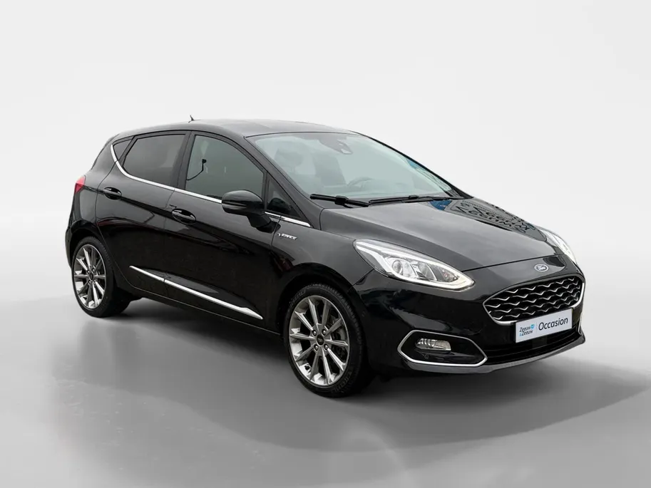 Ford Fiesta 1.0 EcoBoost Vignale | Adaptieve Cruise Control | Dodehoek Detectie | Winter Pack | B&O Audio | Lederen Bekleding | Apple/Android Carplay |